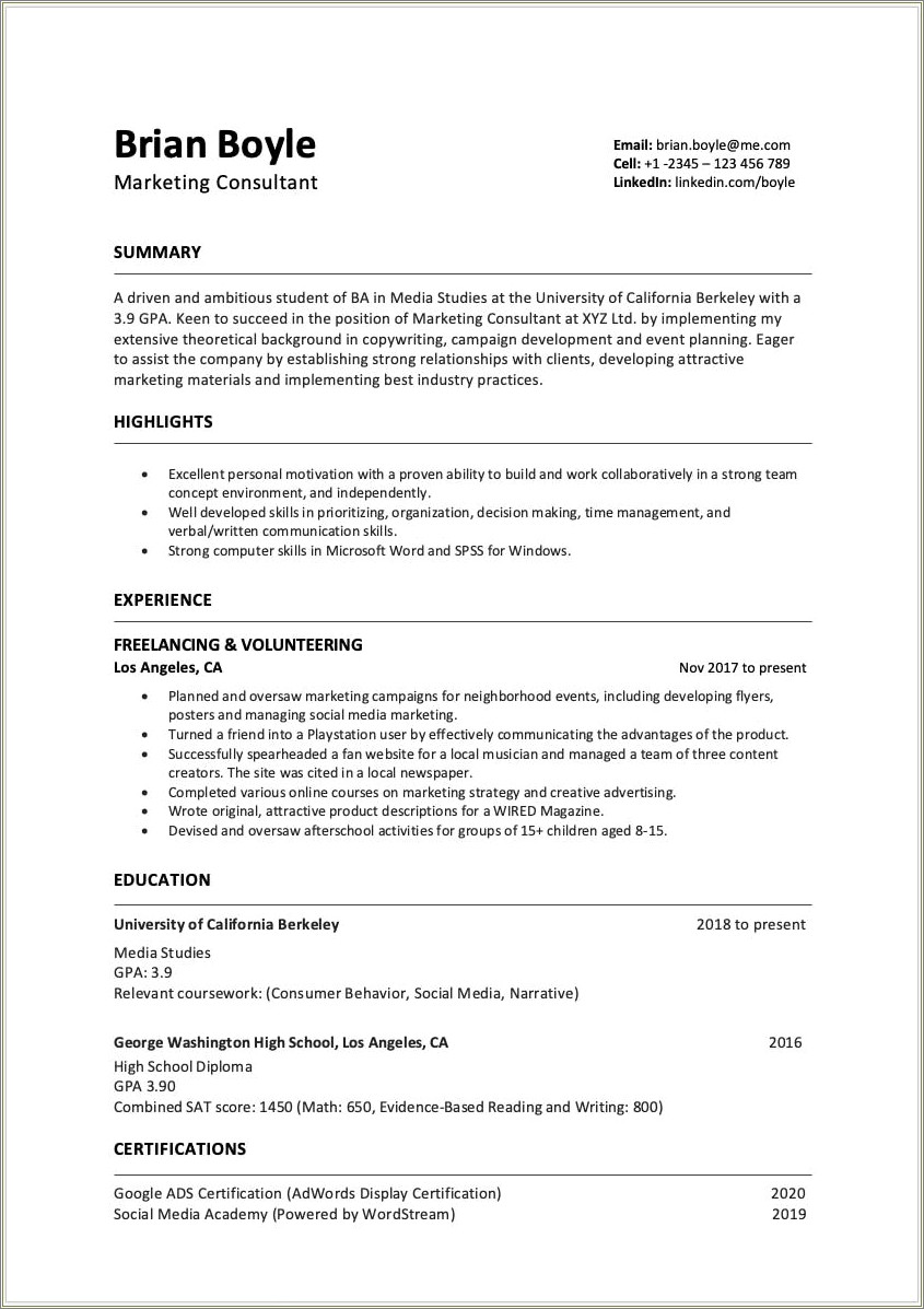 resume-examples-with-little-job-experience-resume-example-gallery