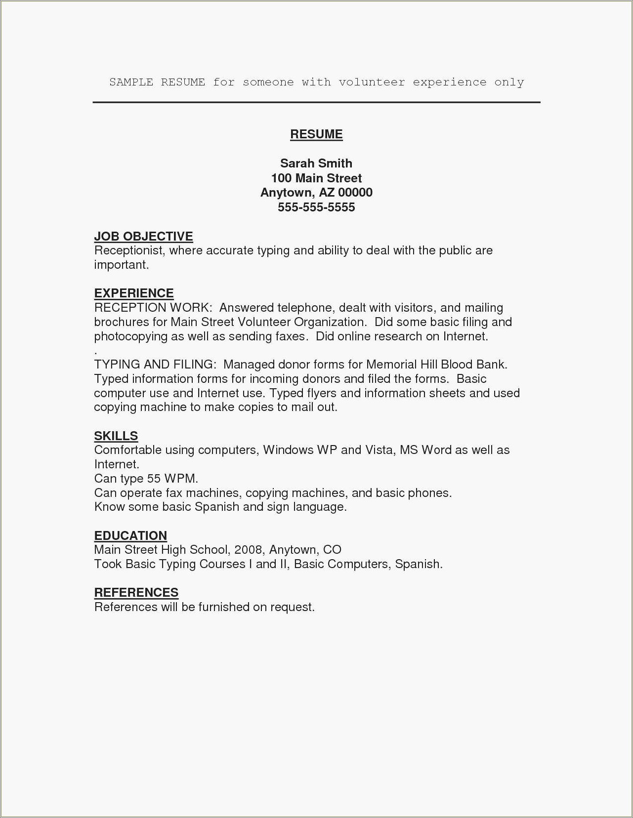 resume-executive-summary-example-for-volunteer-resume-example-gallery