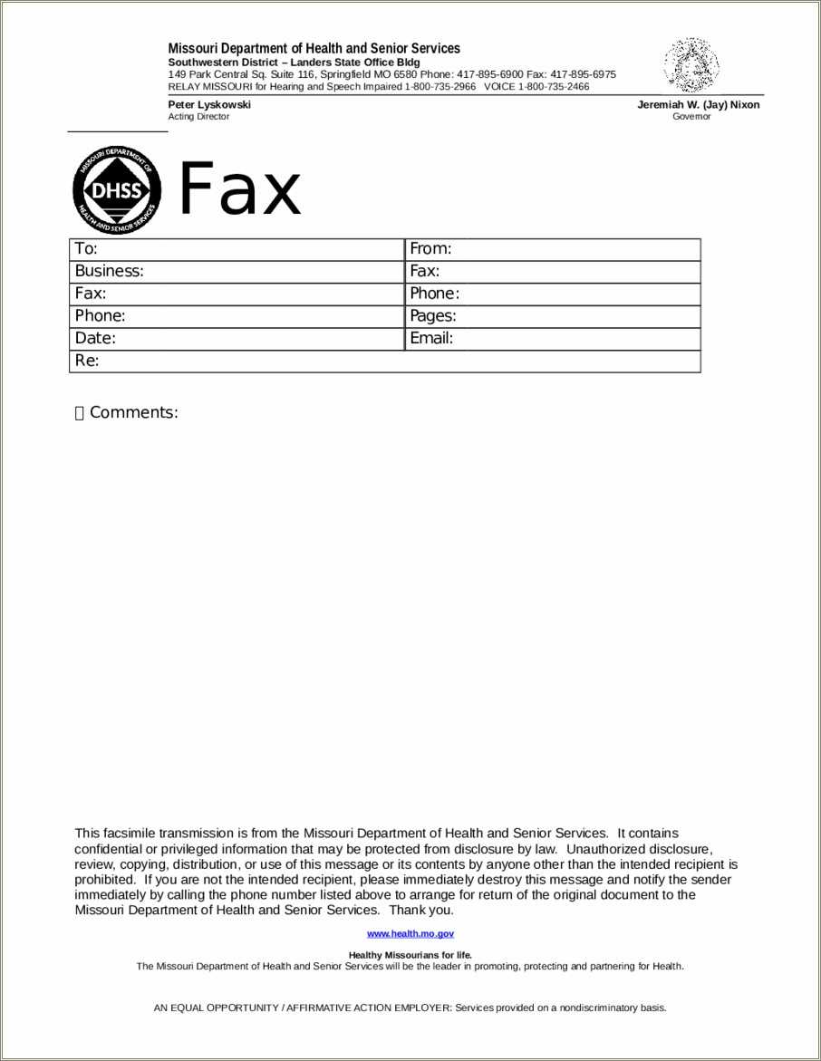 Resume Fax Cover Sheet Example Resume Example Gallery