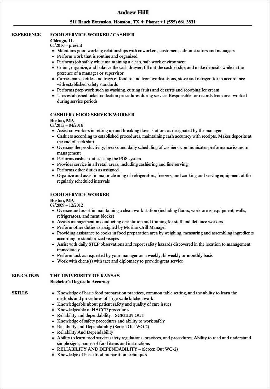 resume-food-service-job-description-resume-example-gallery