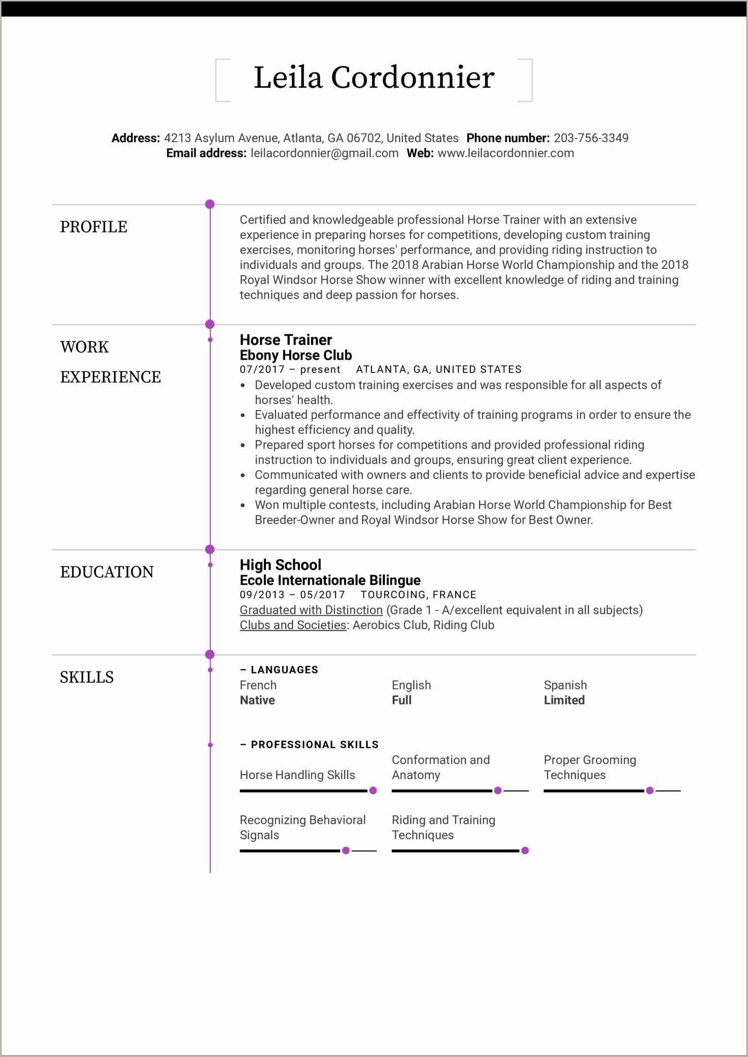 Sample Resume For Dirt Bike Rider - Resume Example Gallery