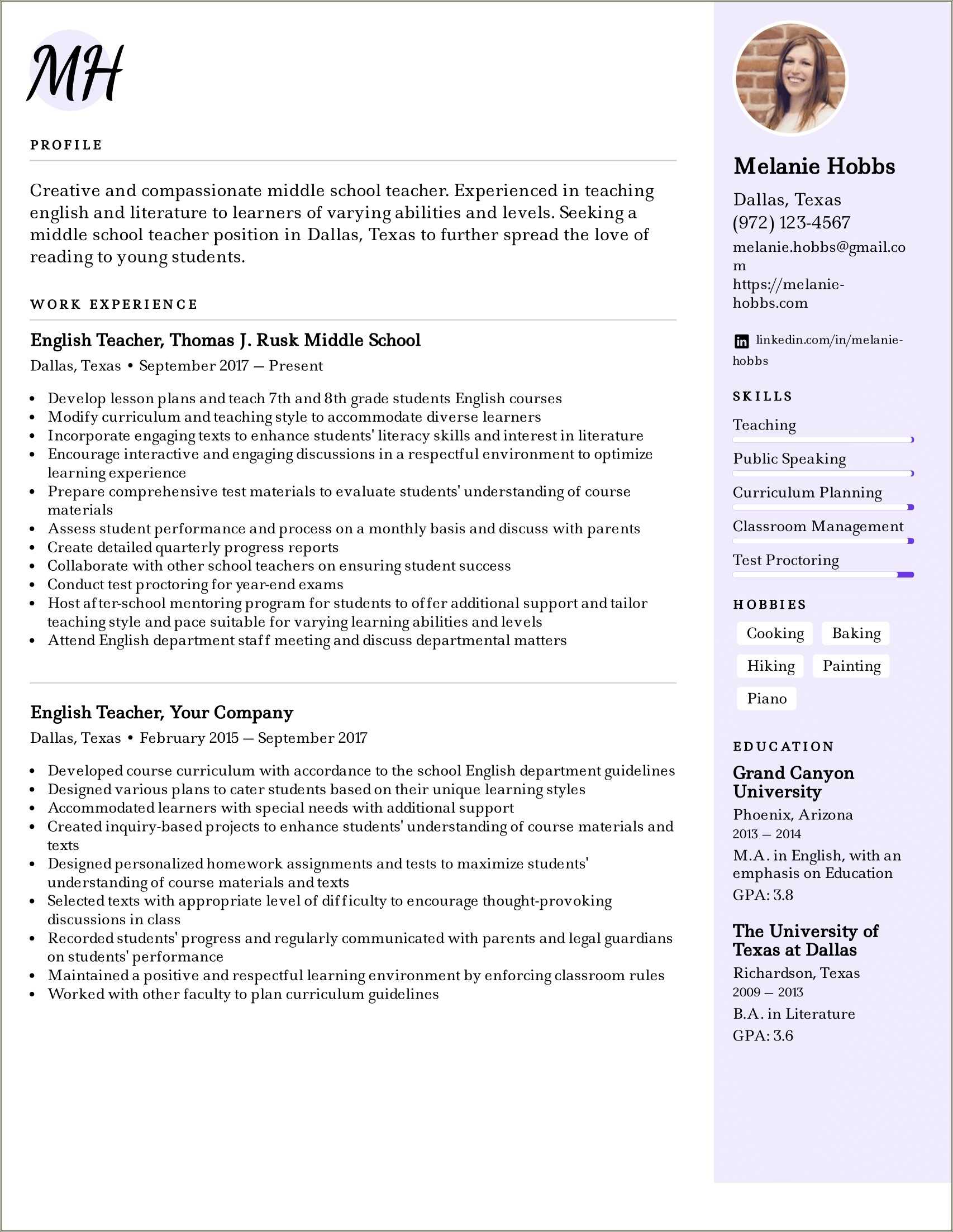 resume-for-a-middle-school-student-resume-example-gallery