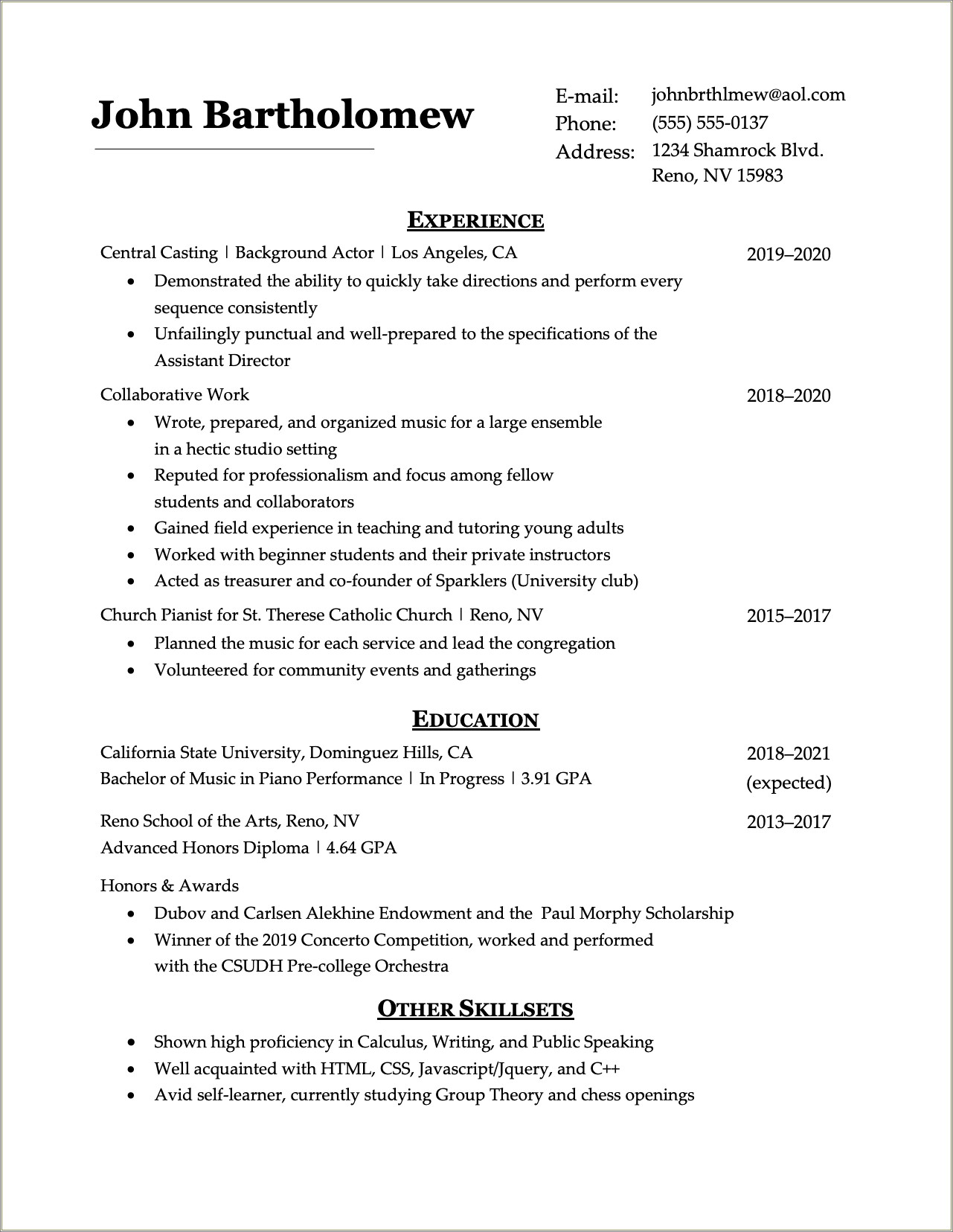 Sc State Job Resume Template - Resume Example Gallery