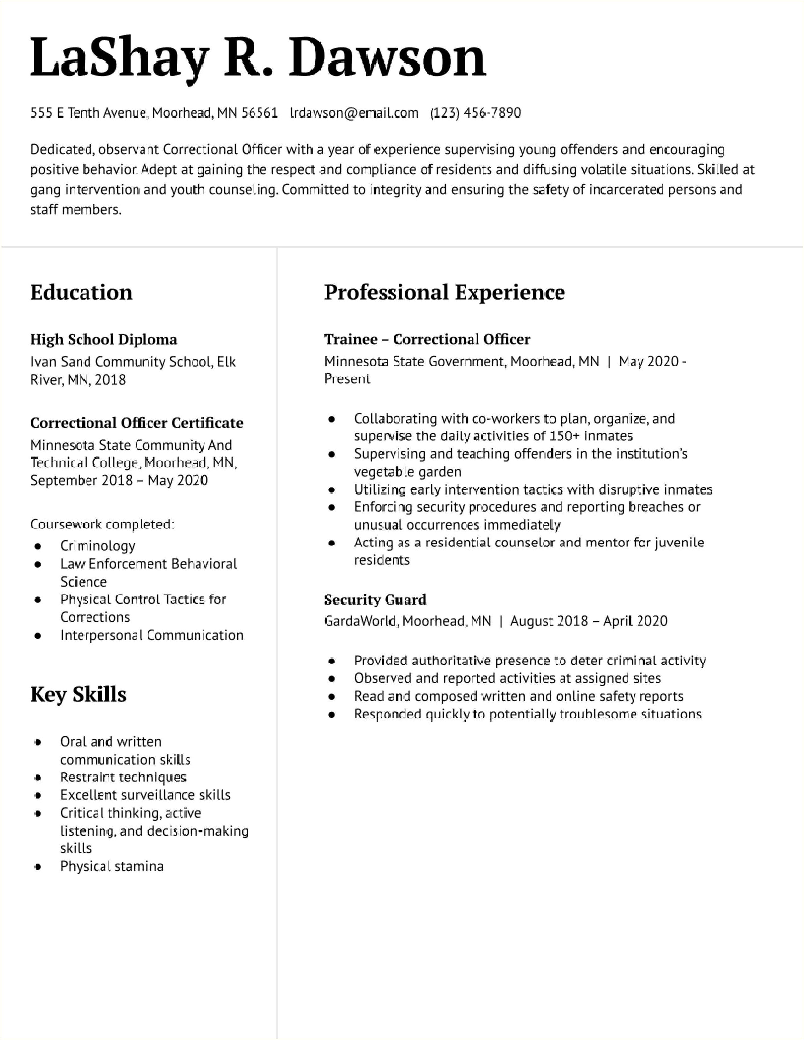 correctional-officer-resume-objective-sample-resume-example-gallery