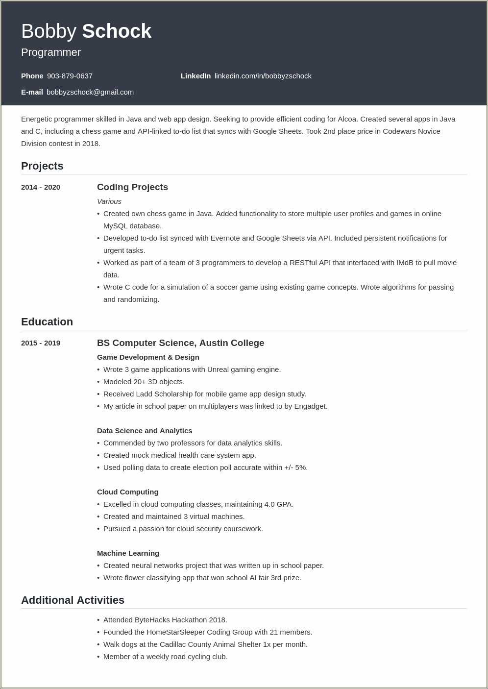 Resume For First Job No Experience Template - Resume Example Gallery