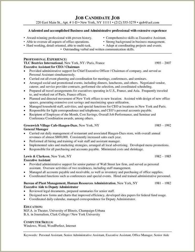 resume-format-for-assistant-manager-accounts-receivable-resume