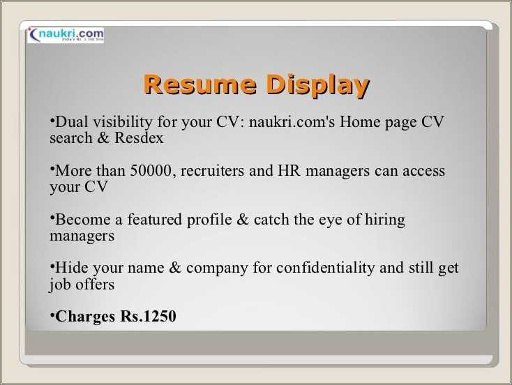 Resume Headline In Naukri Examples - Resume Example Gallery