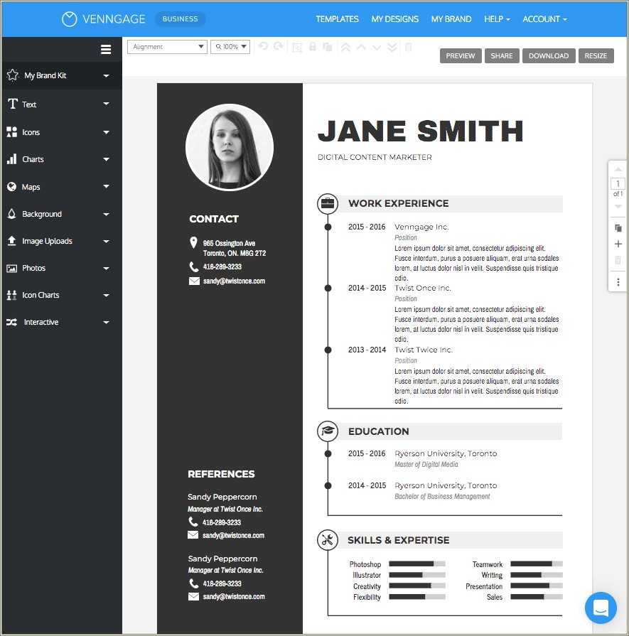 Resume Maker For Free Printable Resume Example Gallery