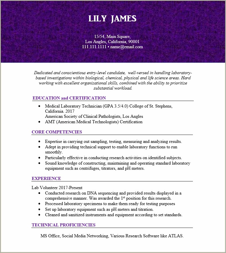 resume-objective-examples-medical-technologist-resume-example-gallery