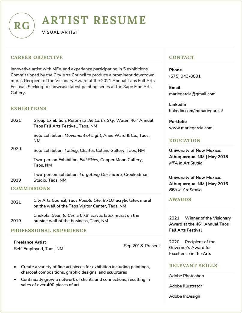 resume-objective-for-3d-artist-resume-example-gallery