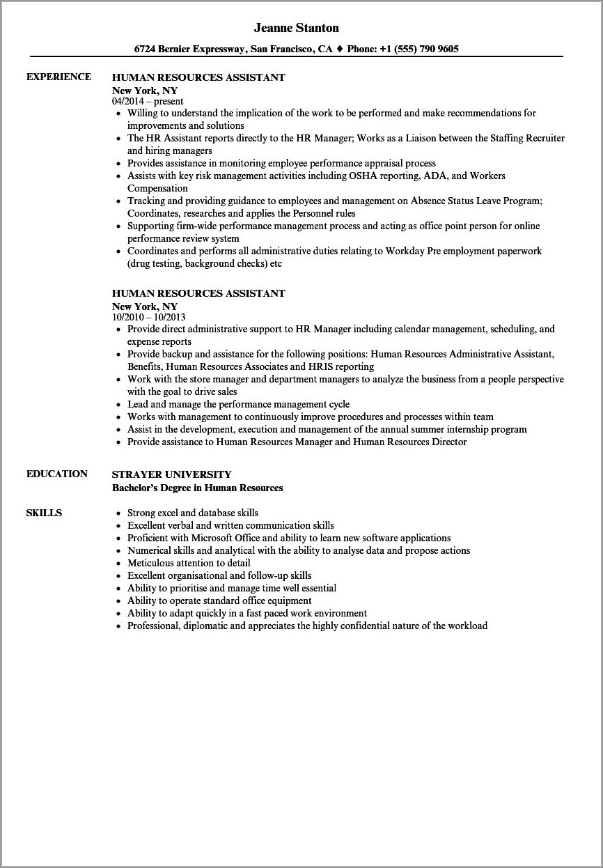 resume-objective-for-hr-secretary-resume-example-gallery