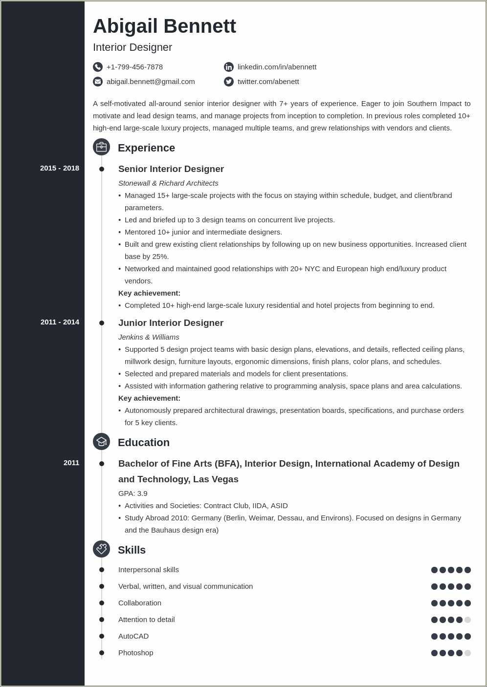 Resume Objective For Space Planning - Resume Example Gallery