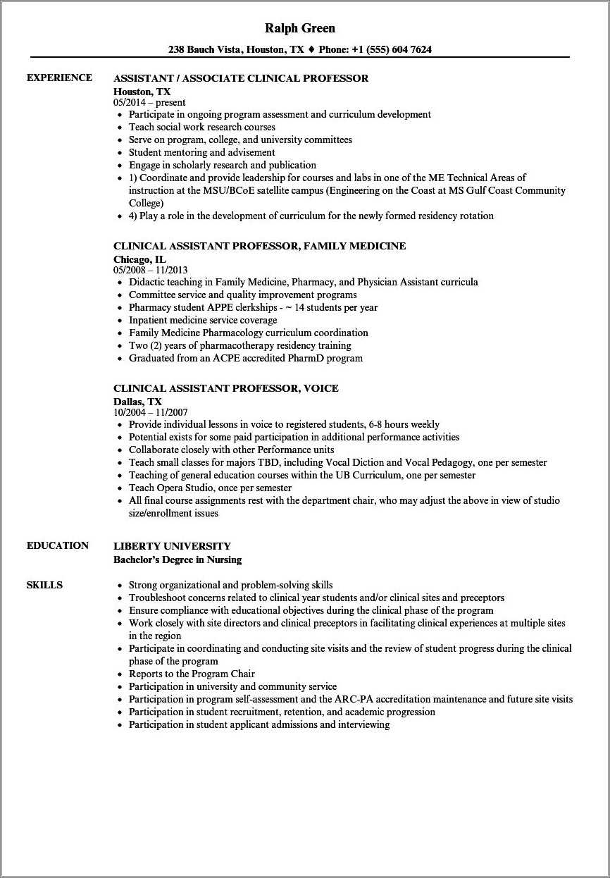 resume-objective-for-university-professor-resume-example-gallery