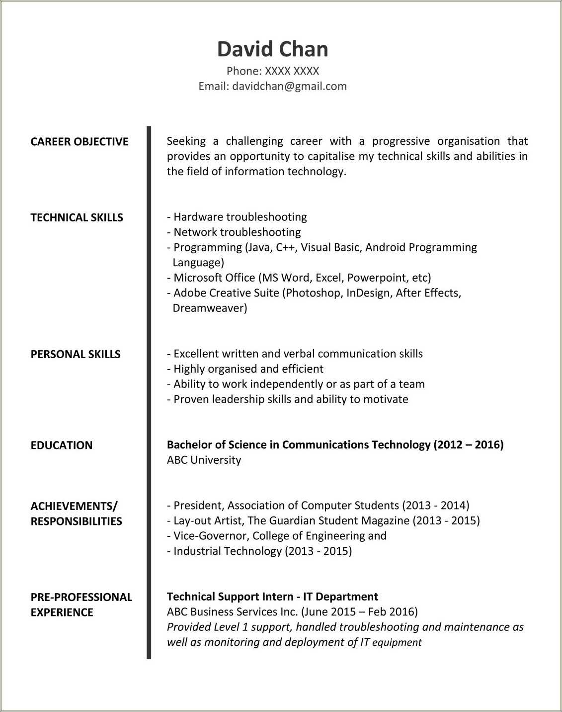 resume-objective-information-technology-example-resume-example-gallery