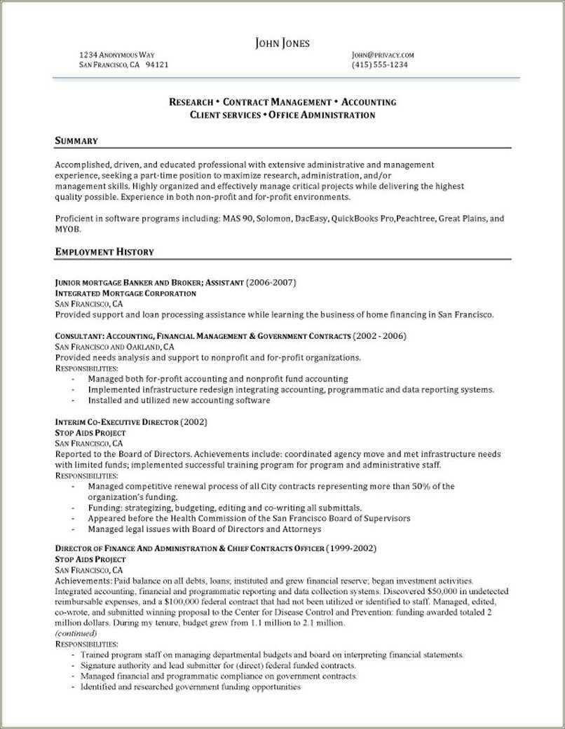 budget-manager-summary-profile-resume-resume-example-gallery