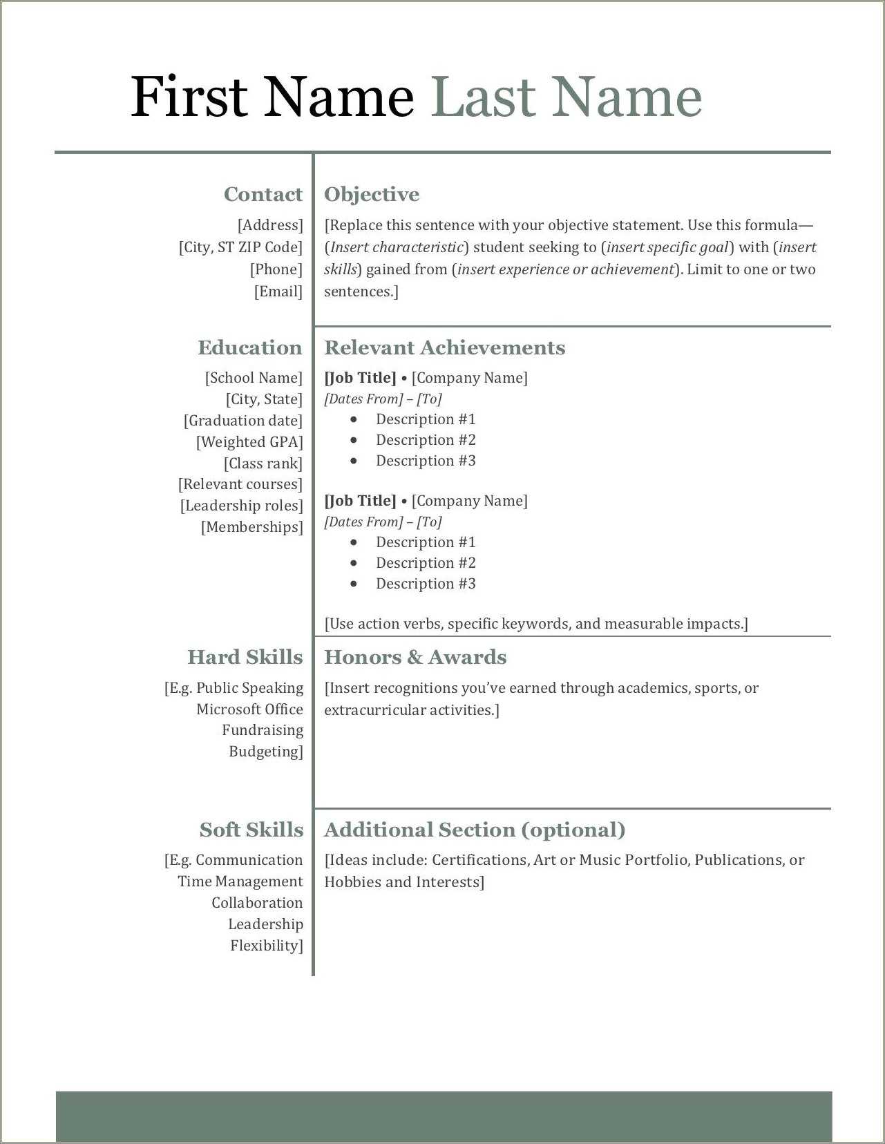 Put Dates In Resume Example - Resume Example Gallery