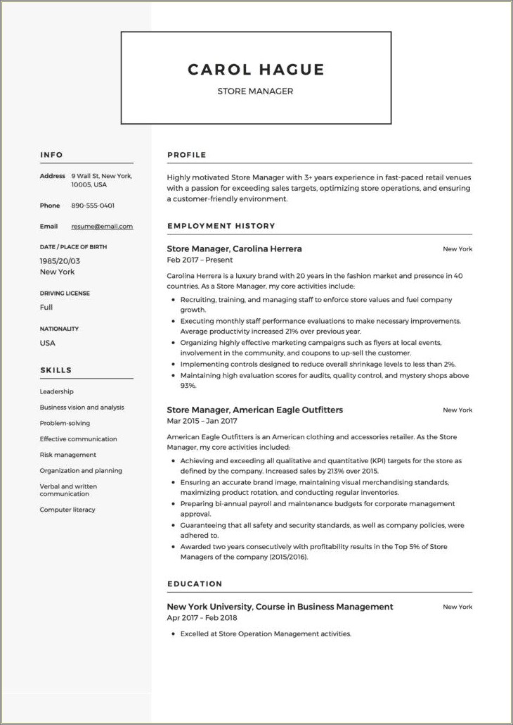 resume-samples-format-store-manager-resume-example-gallery