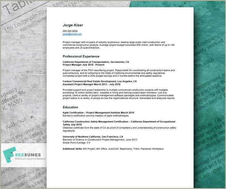 resume-samples-with-certification-images-resume-example-gallery