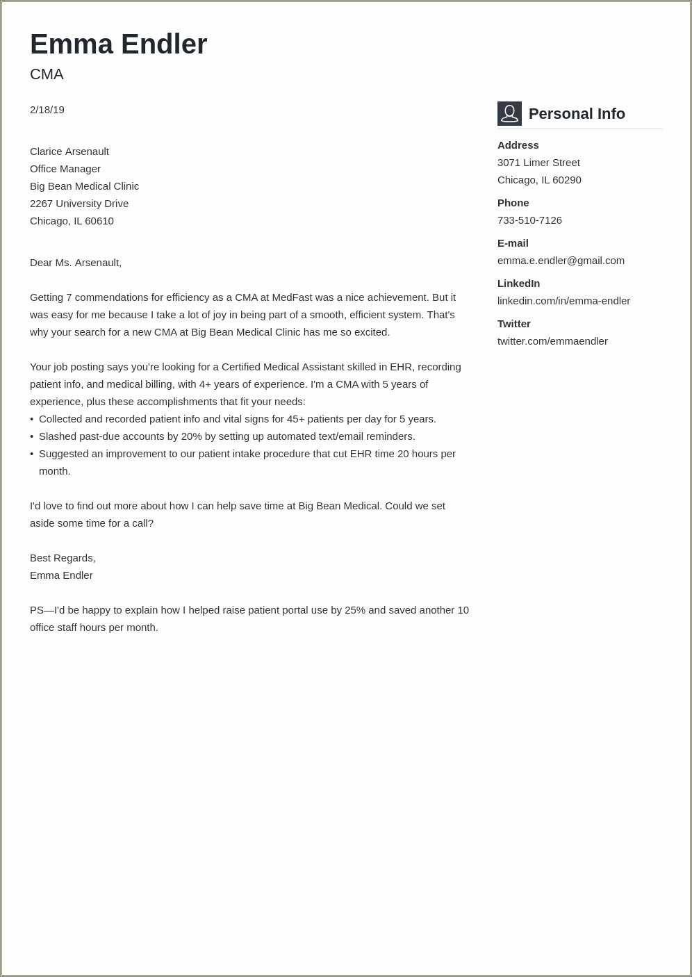 short-sample-resume-cover-letter-resume-example-gallery