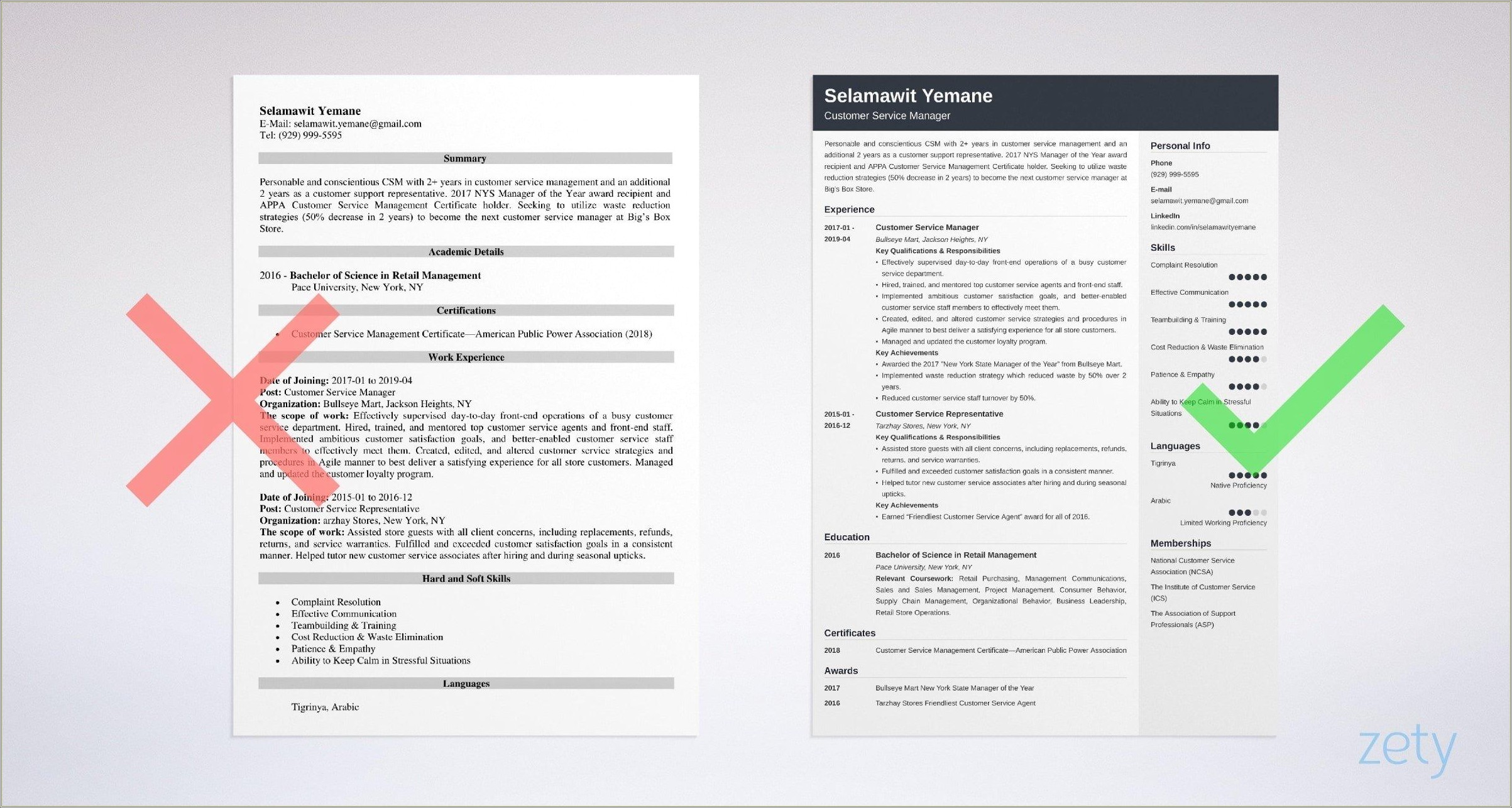 resume-skills-customer-service-manager-resume-example-gallery