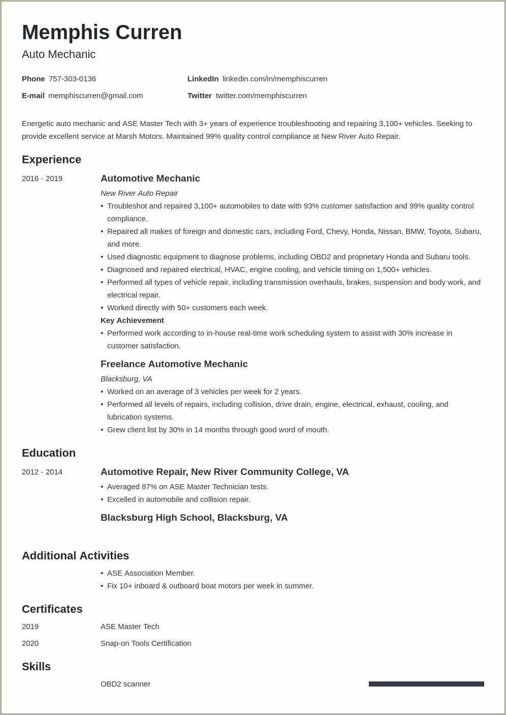 aircraft-structural-mechanic-skills-resume-resume-example-gallery