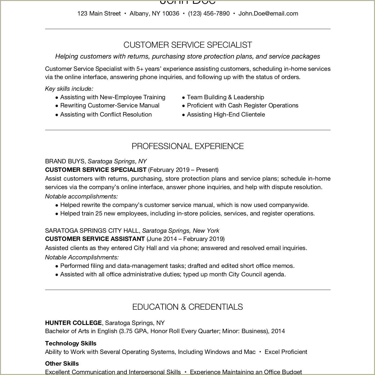 Resume Strengths Good Communication Skills Resume Example Gallery