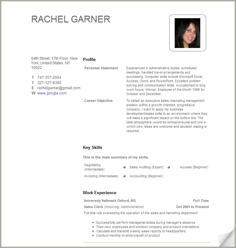 resume-template-for-job-interview-resume-example-gallery