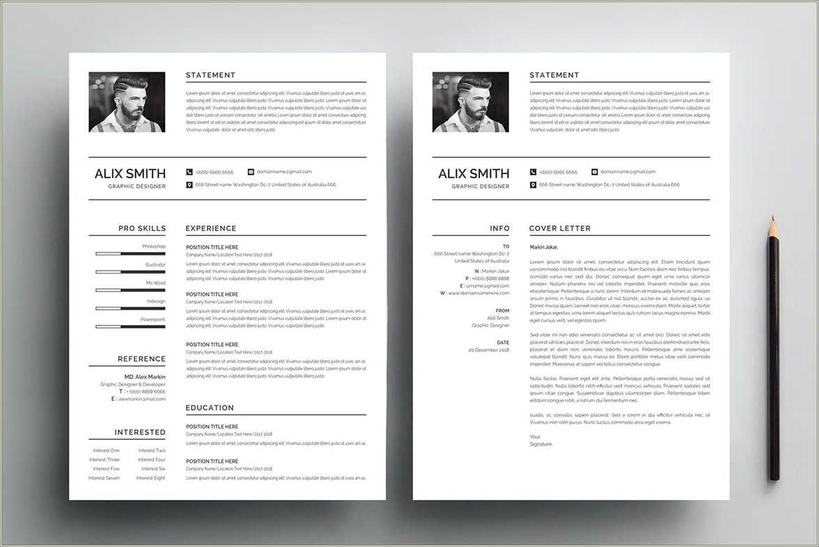 free download simple resume template