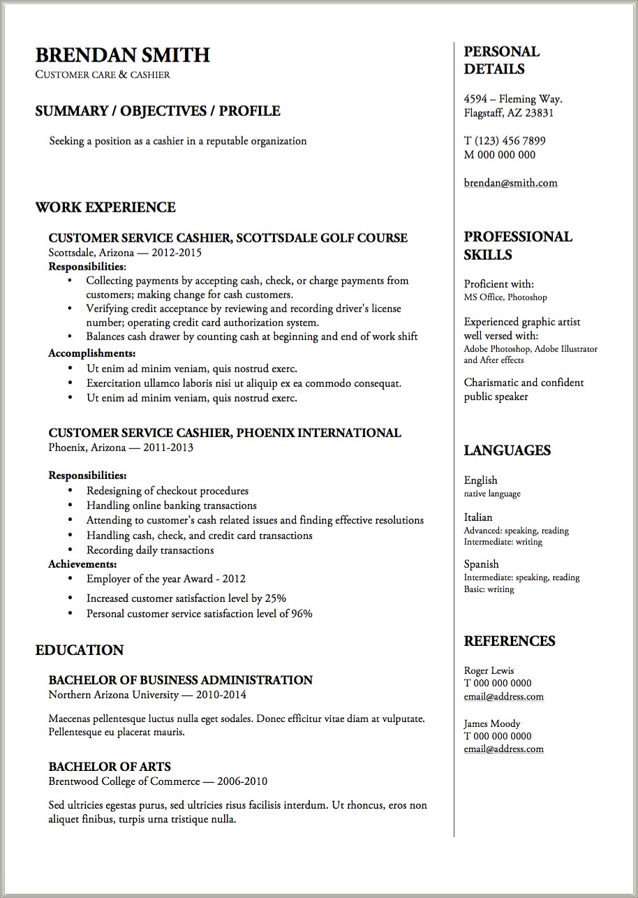 retail-head-cashier-resume-sample-resume-example-gallery