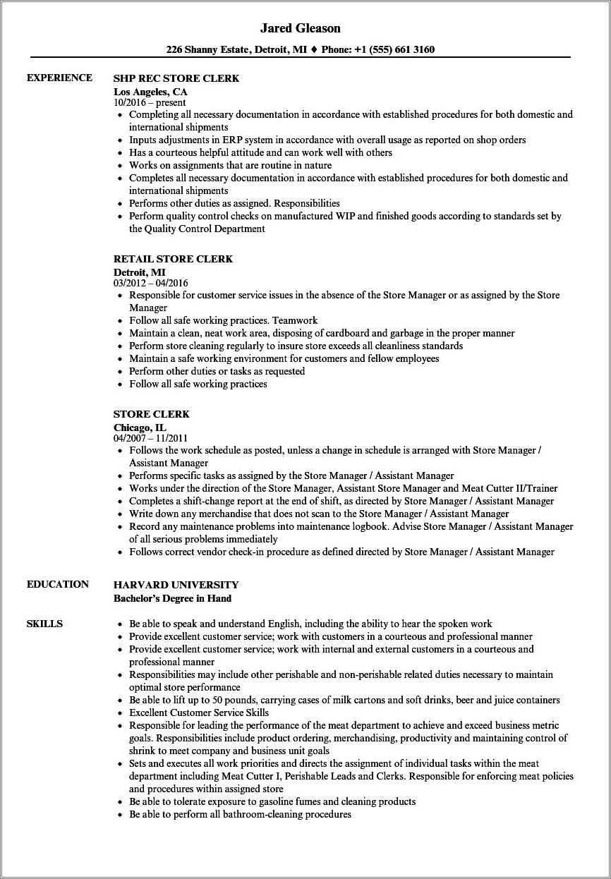 retail-store-clerk-resume-example-resume-example-gallery