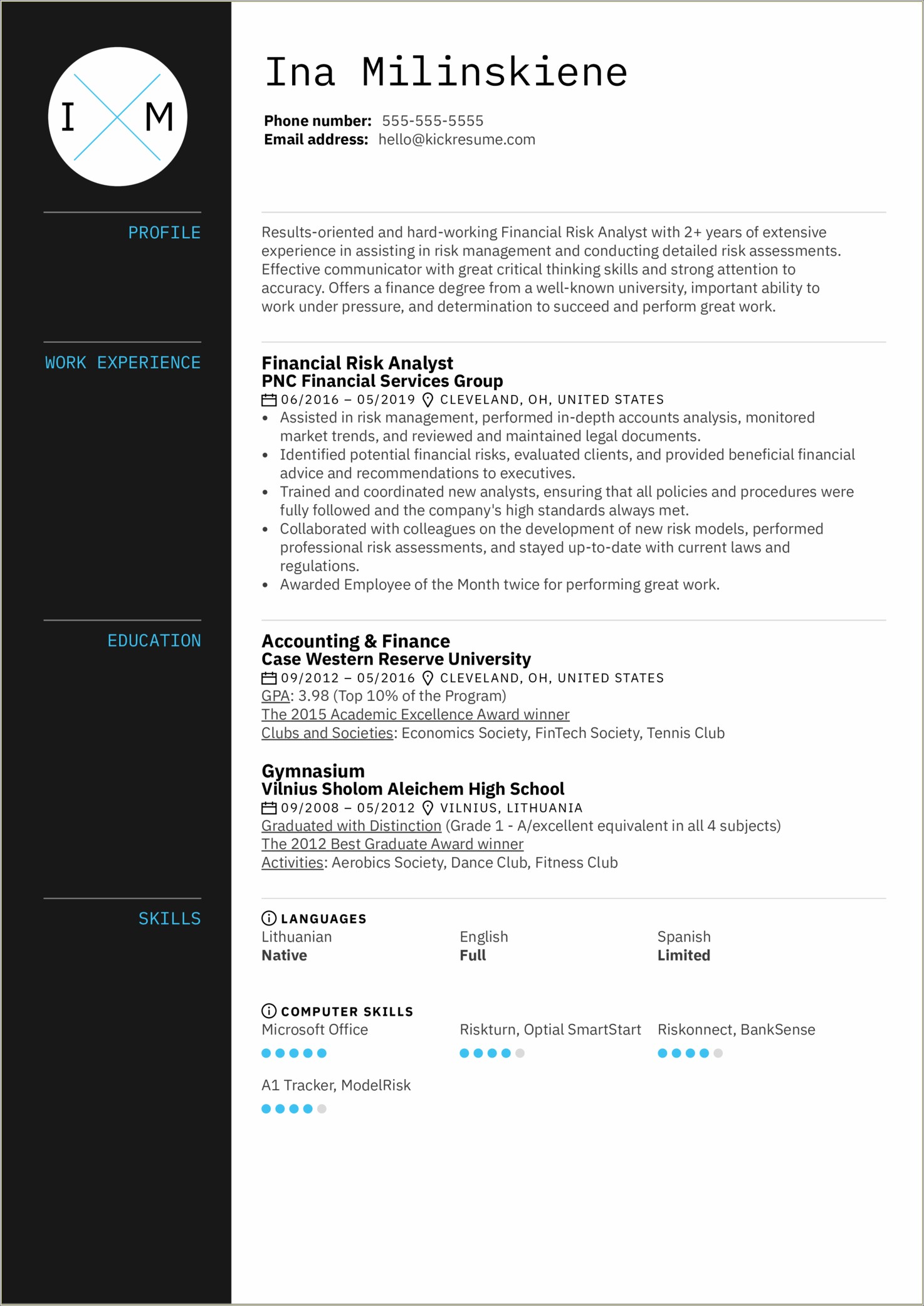 risk-management-resume-entry-level-resume-example-gallery