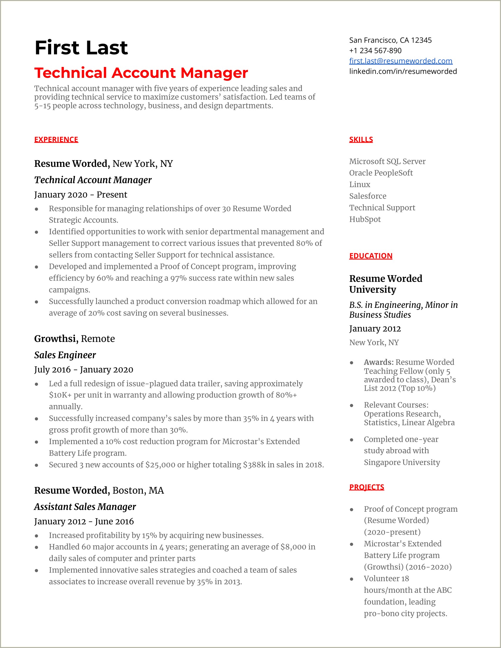 Car Dealership Parts Manager Resume Resume Example Gallery