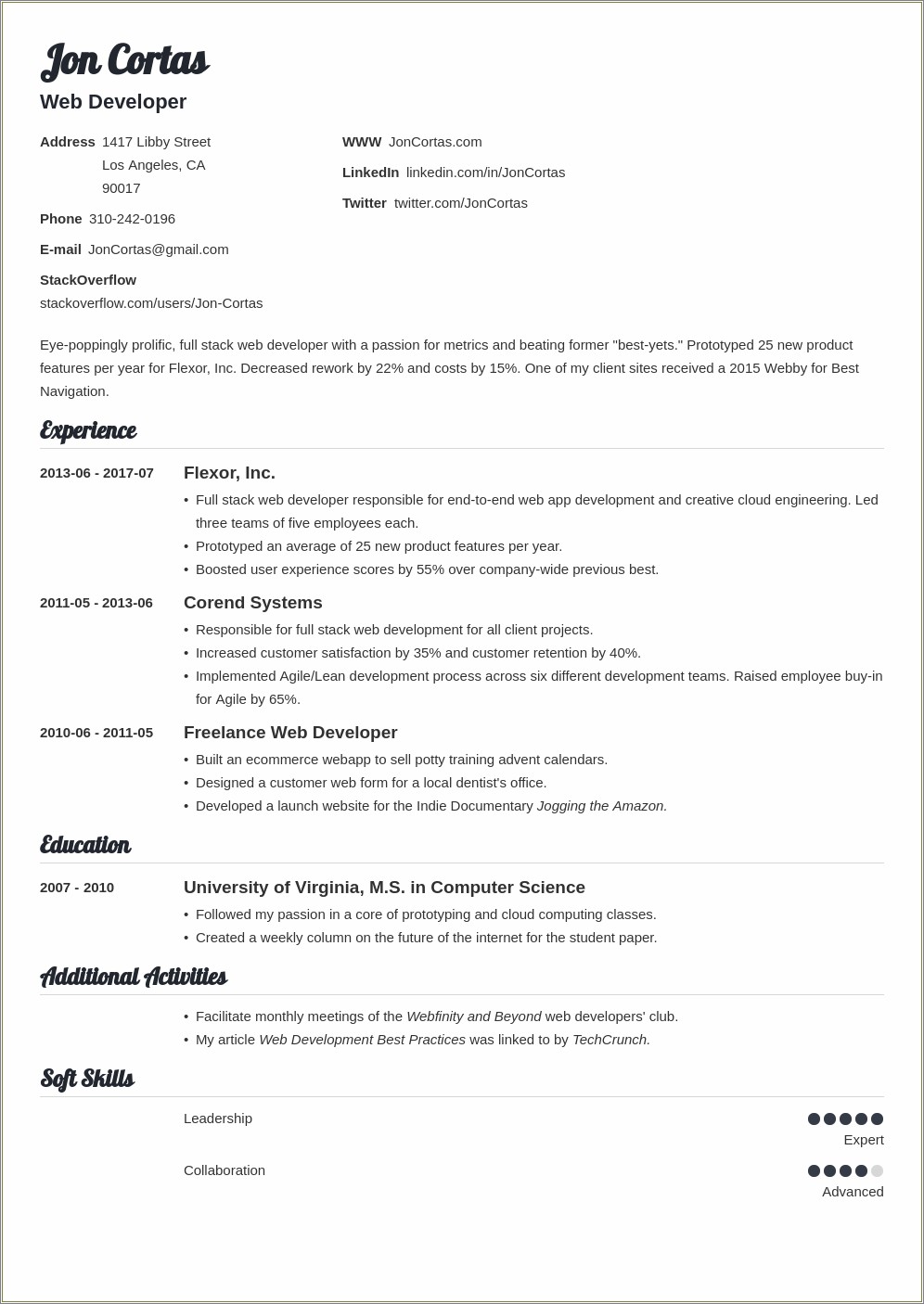 Entry Level Functional Resume Sample - Resume Example Gallery