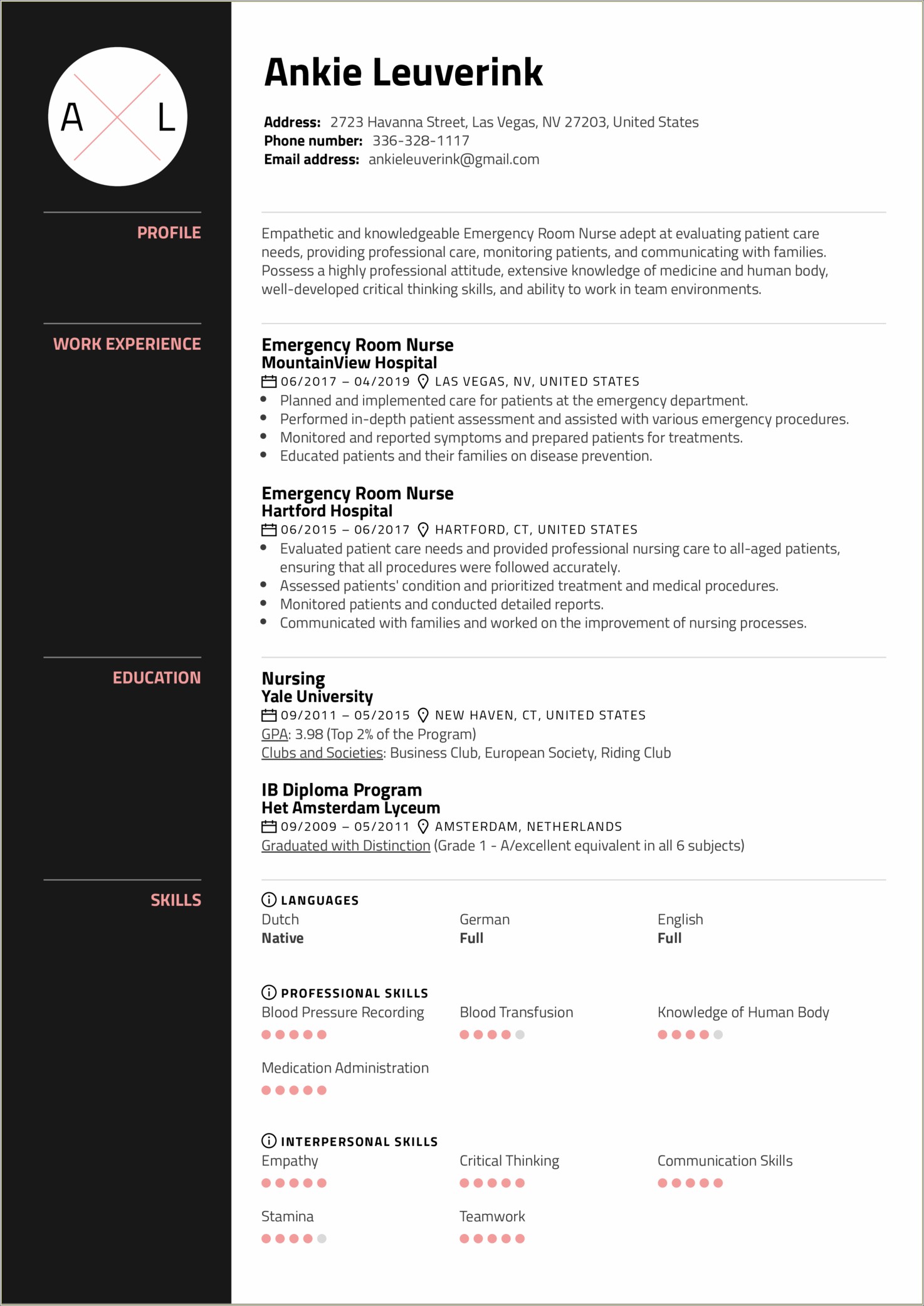 sample-functional-resume-for-nurses-resume-example-gallery