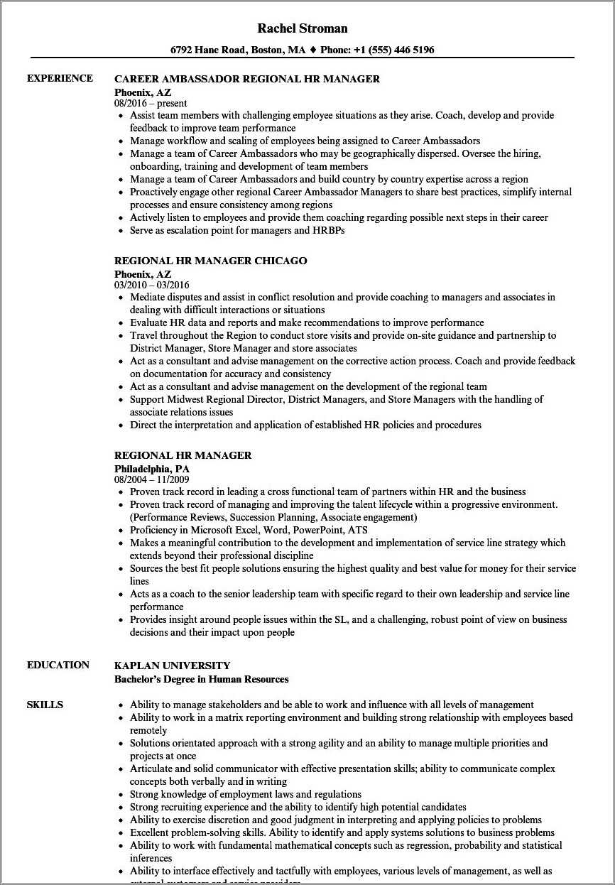 sample-human-resources-resume-manager-resume-example-gallery