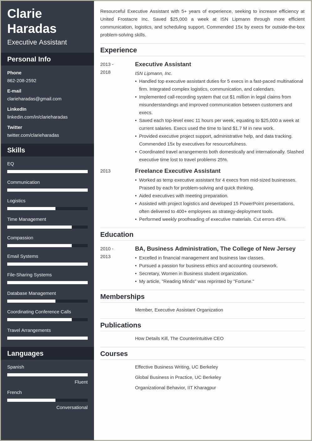 sample-of-an-updated-resume-resume-example-gallery