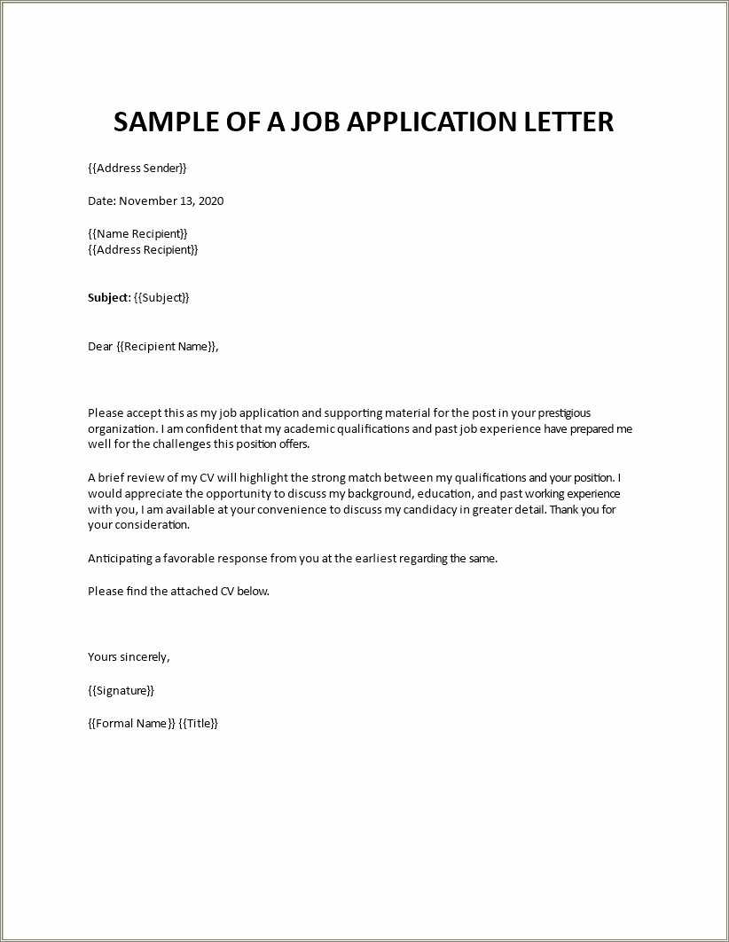 application letter and the resume perform