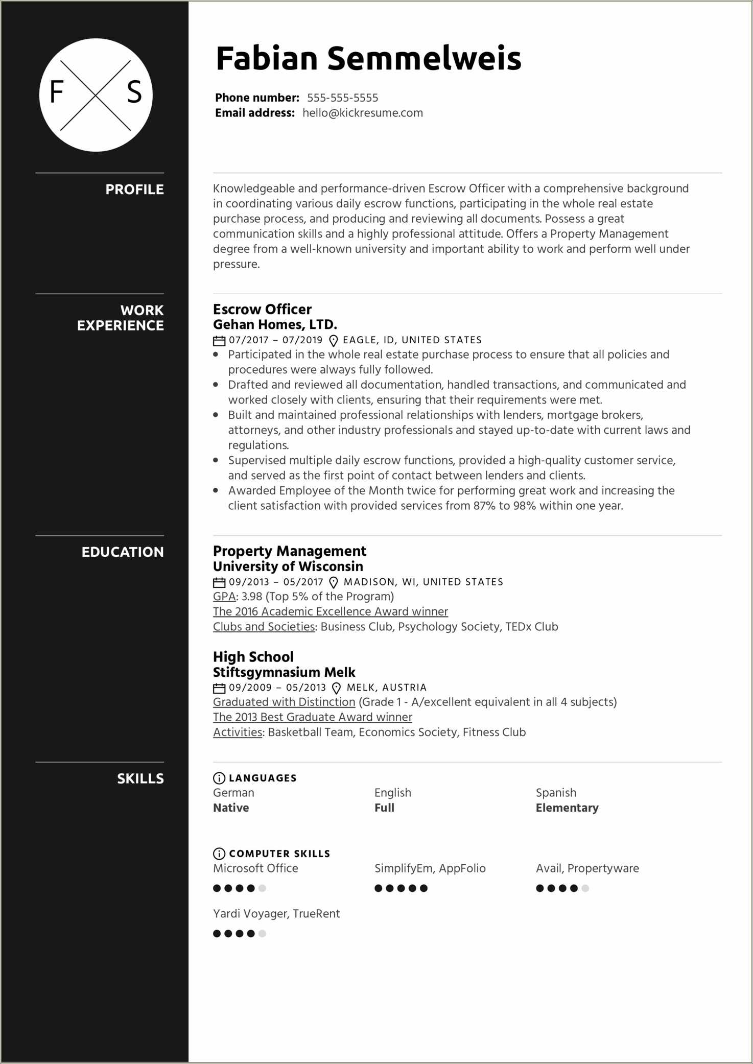 Sample Real Estate Resume Objective Resume Example Gallery