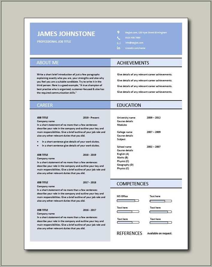 Sample Resume After Career Break Resume Example Gallery