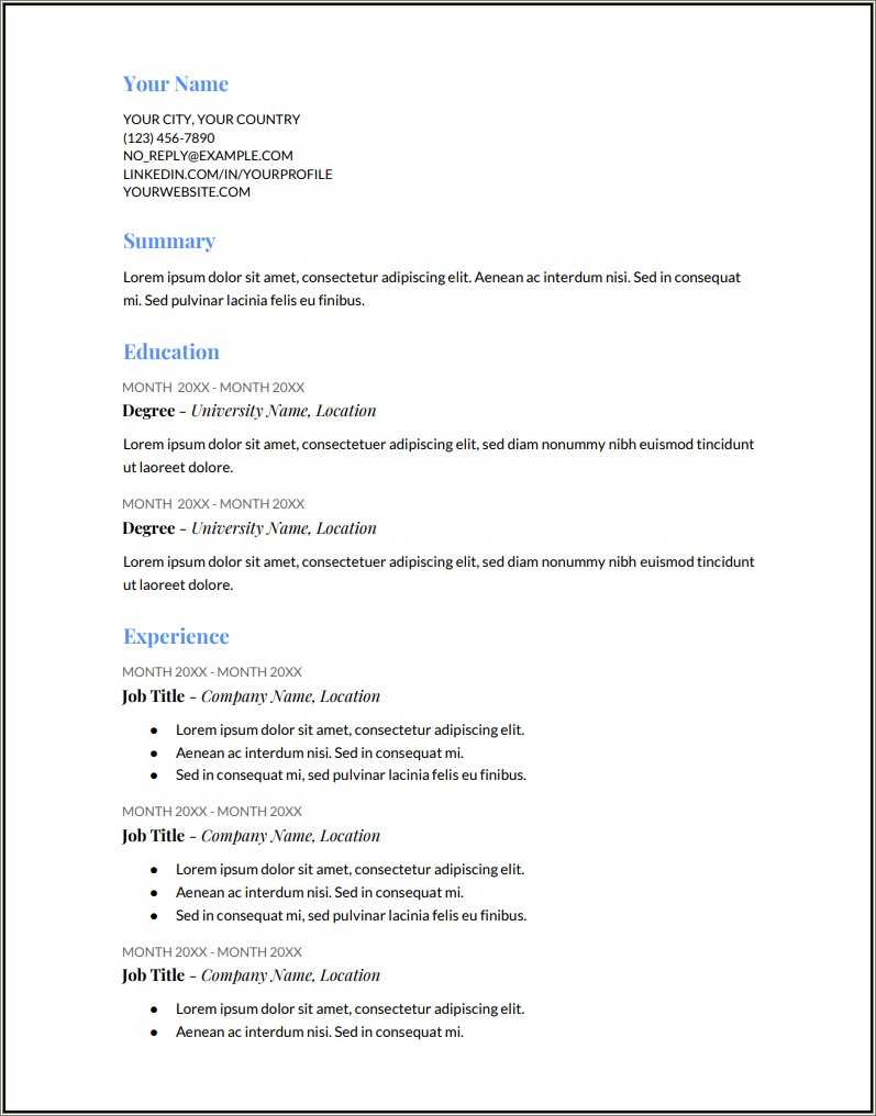 Sample Resume For Agriculture Graduates - Resume Example Gallery