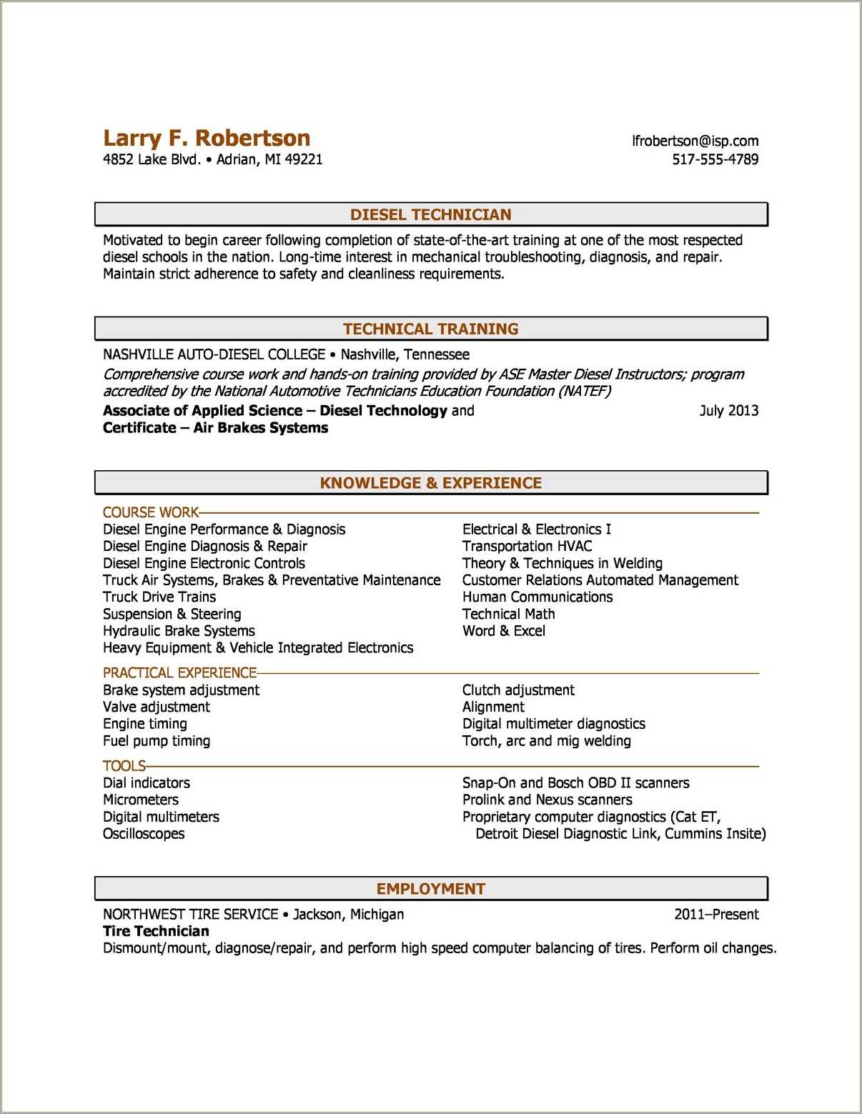 sample-resume-for-diesel-technician-resume-example-gallery