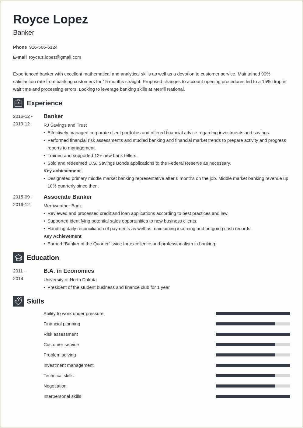 Sample Resume For Foreign Service - Resume Example Gallery