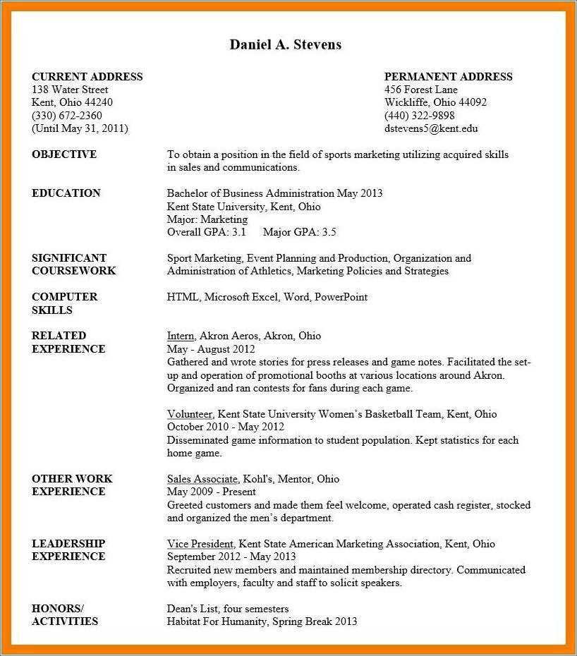 Sample Resume For Iti Electrician - Resume Example Gallery