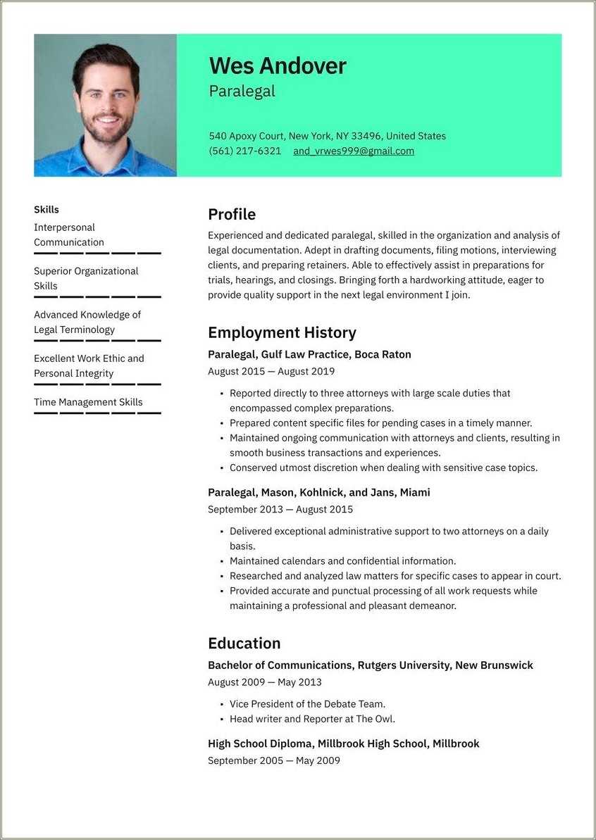 free resume templates for communciations professionals