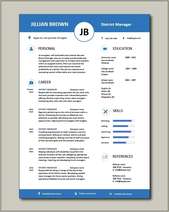 Sample Resume For Ngo Jobs - Resume Example Gallery