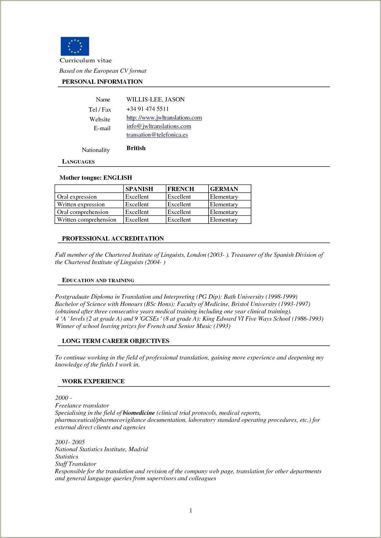Sample Resume For Pharmacovigilance Fresher  Resume Example Gallery