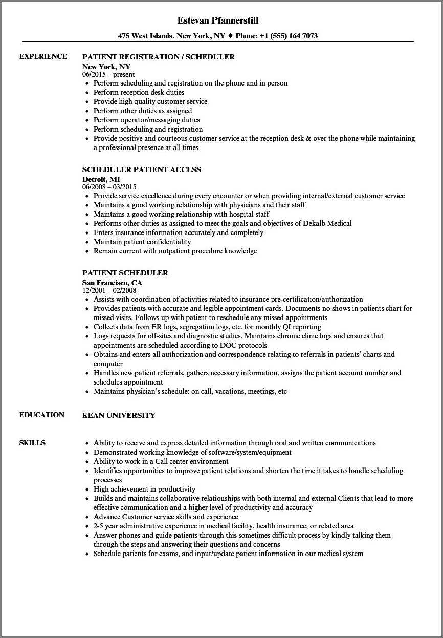 sample-resume-for-scheduling-coordinator-resume-example-gallery