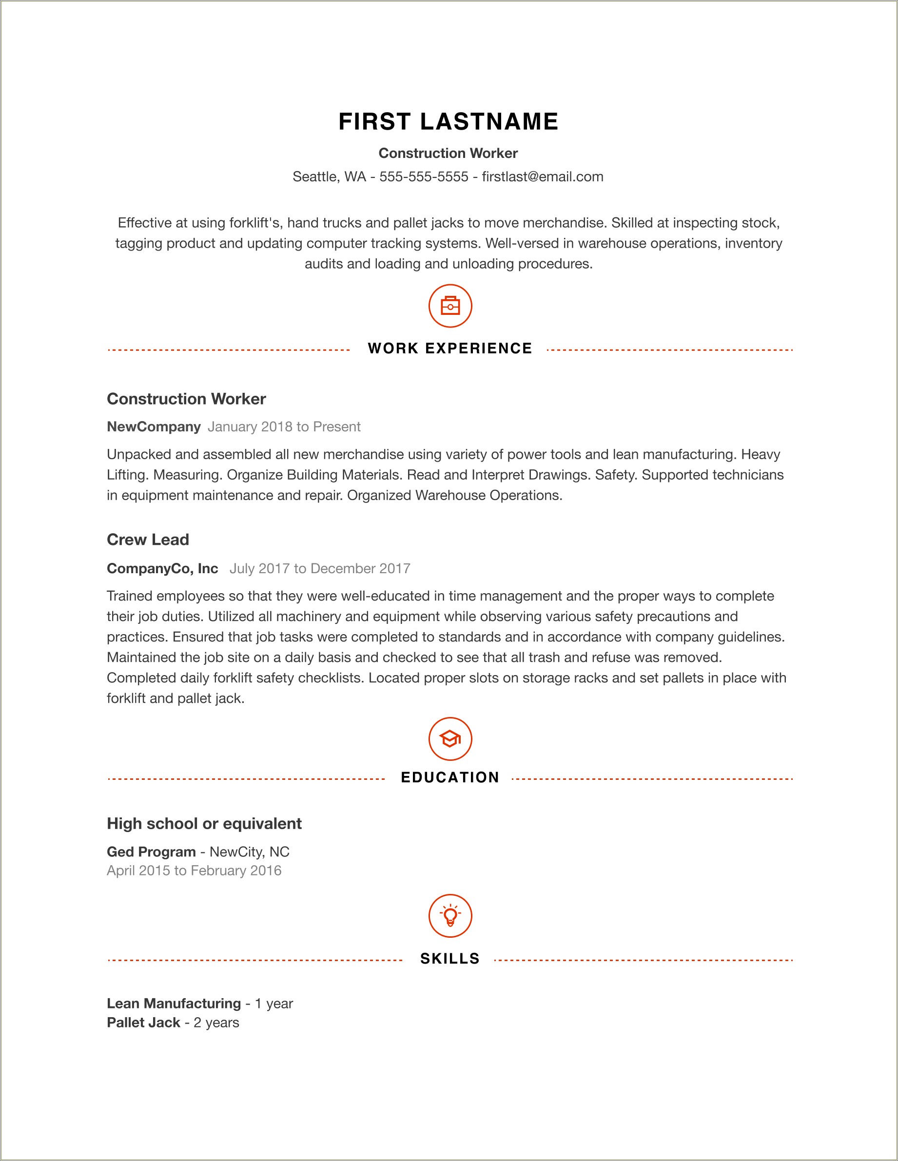 sample-resume-no-job-history-resume-example-gallery