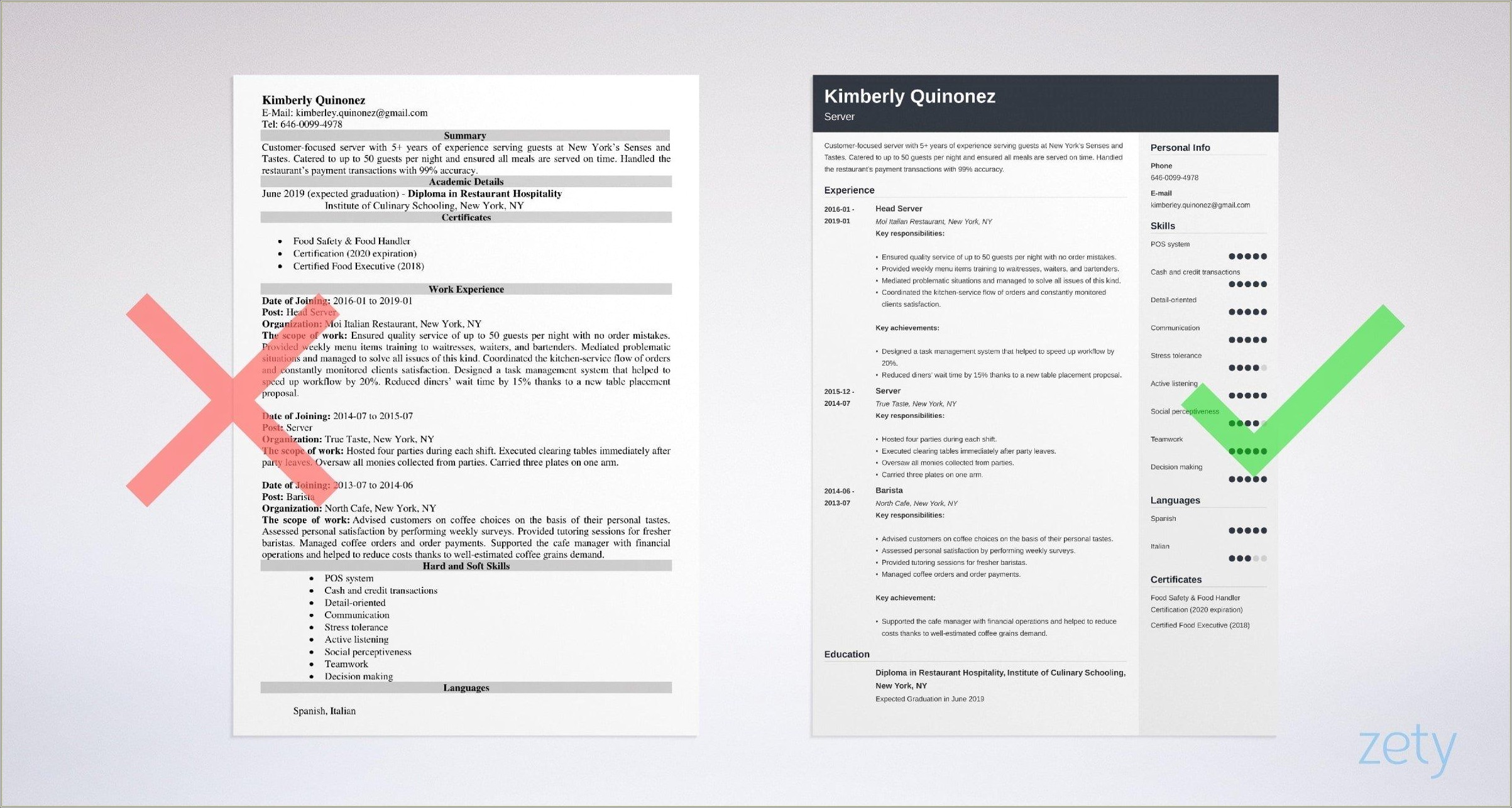 sample-objective-for-resume-server-resume-example-gallery