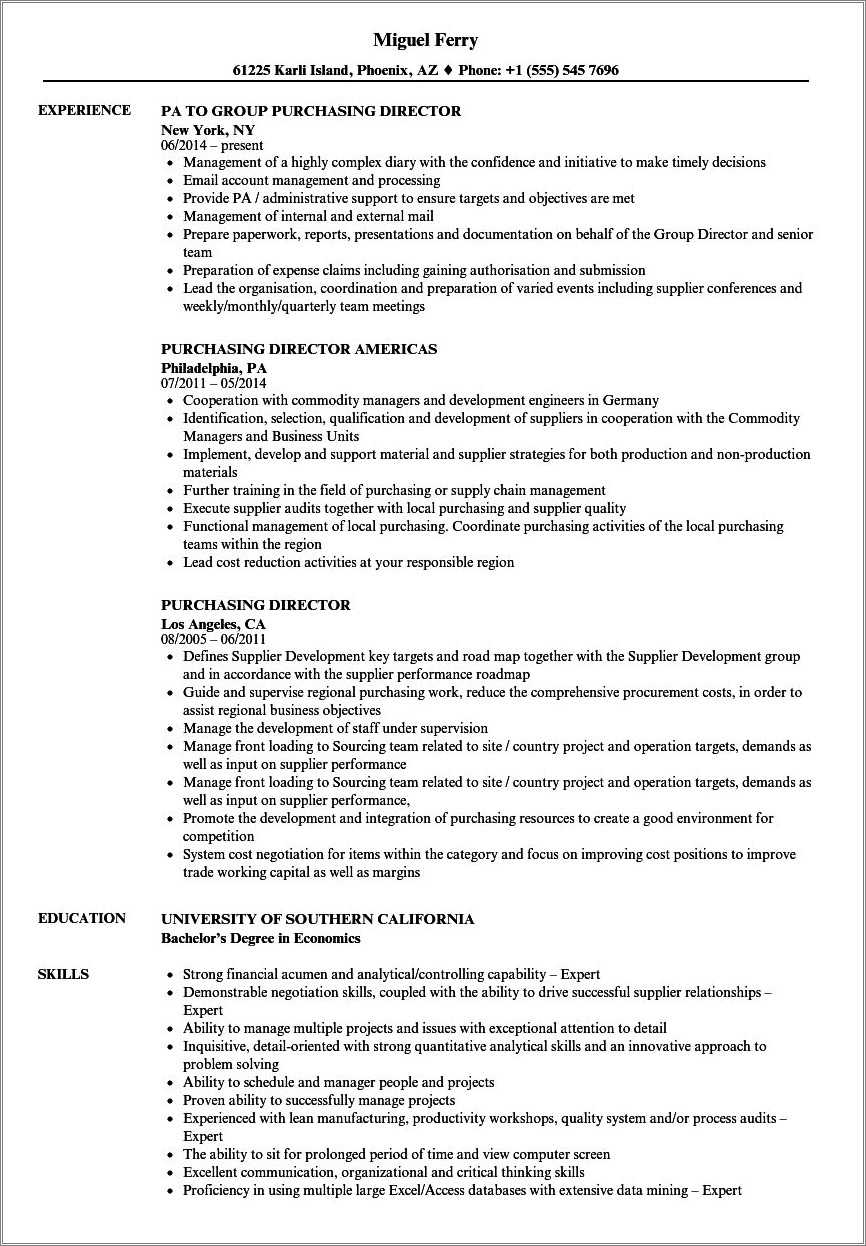 sample-resume-of-purchasing-manager-resume-example-gallery